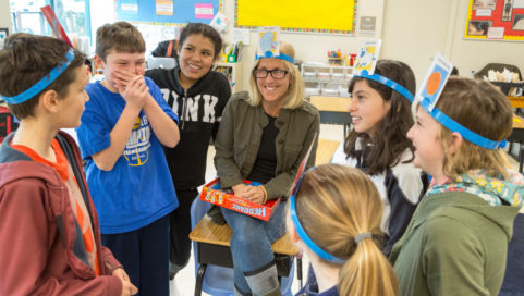 Sand Hill School classroom setting