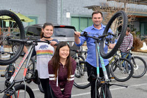 Jeff and Kids with Bikes