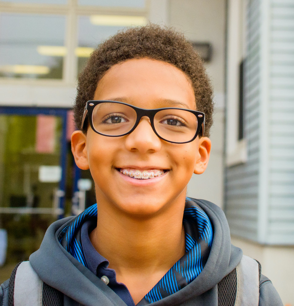 middle school boy glasses